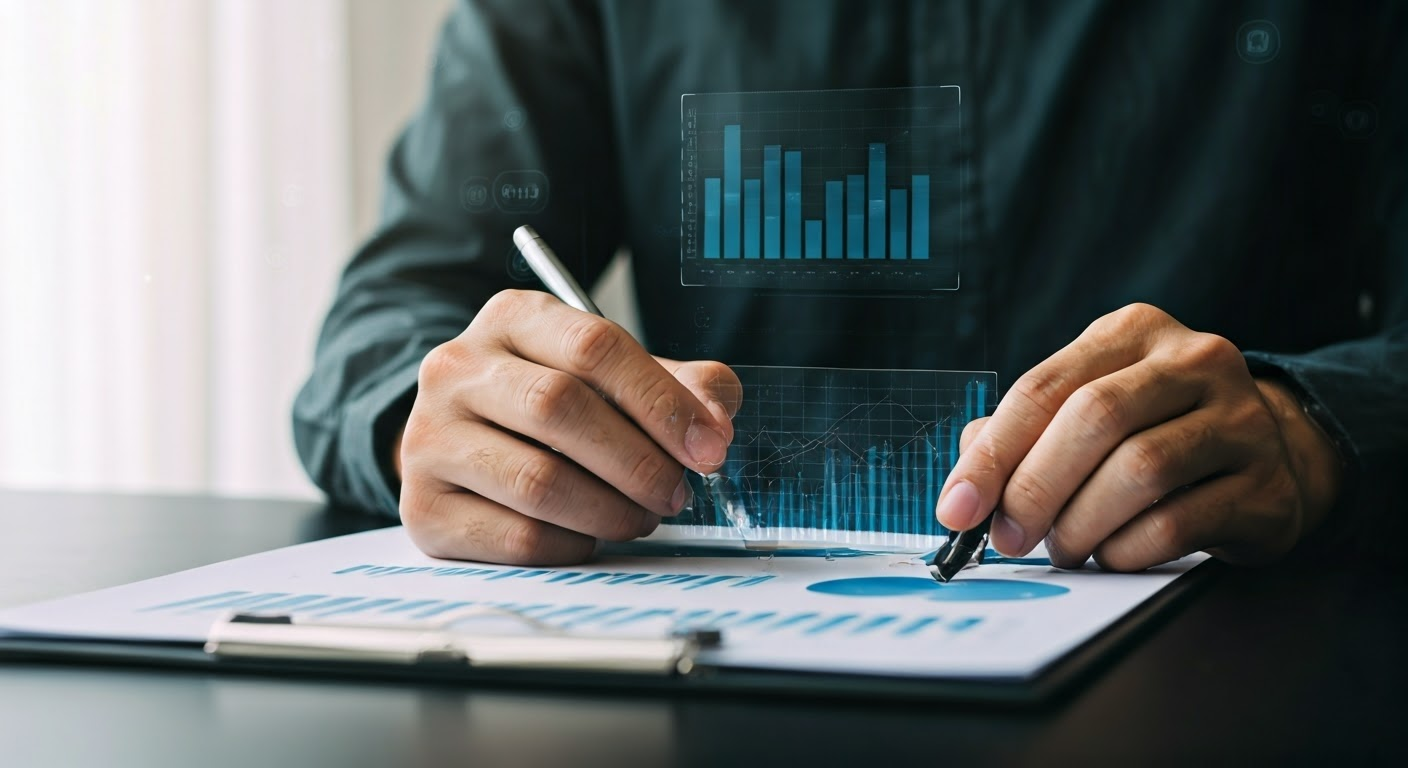 Digital marketing analysis in an office
